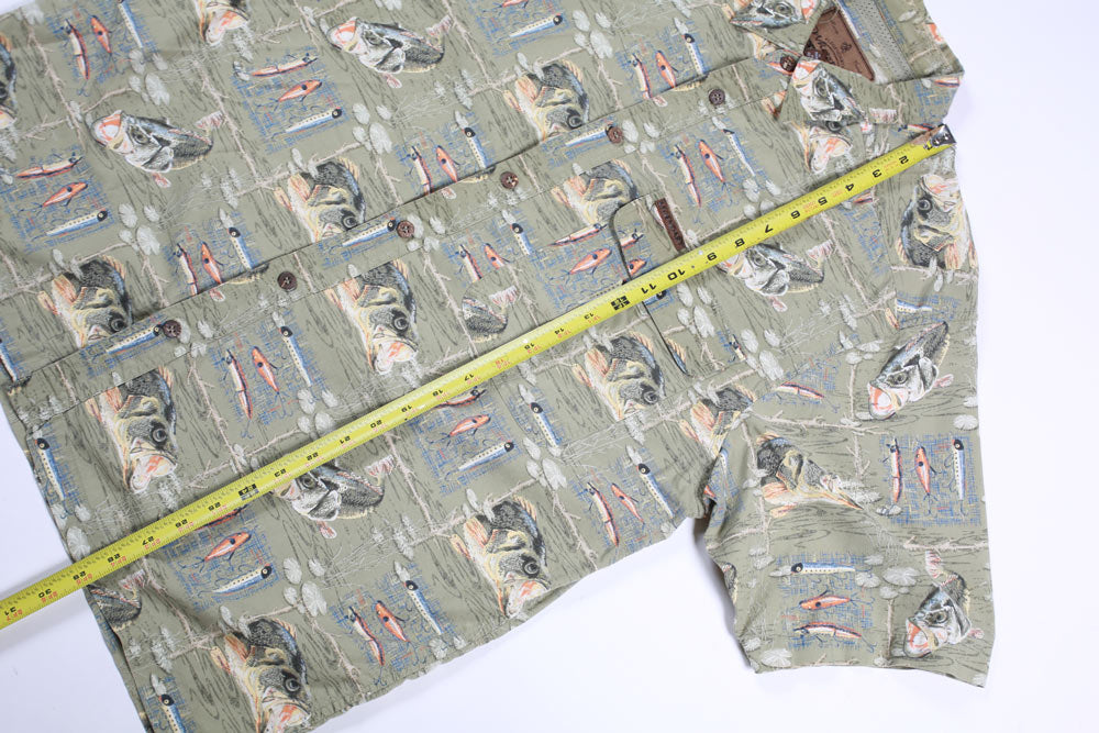 Theories Whitetails camicia pesca L fantasia bass
