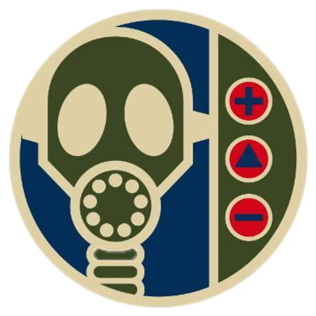 Alien Workshop Gas Mask sticker vinile 2 pollici