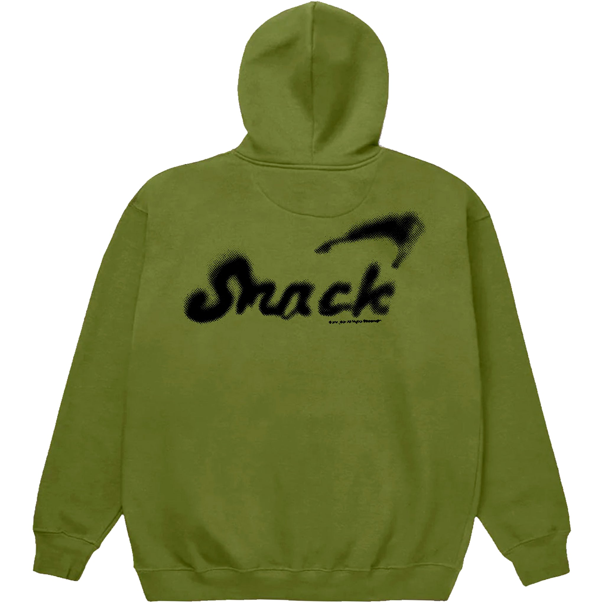 Snack Alive Overspray felpa cappuccio moss L
