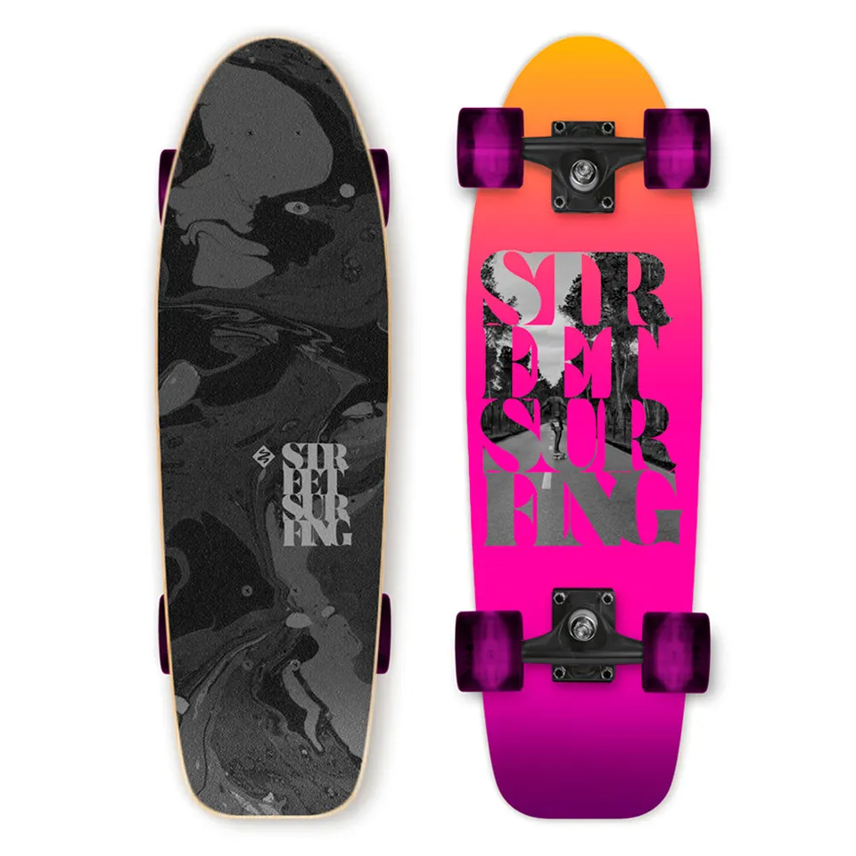 Street Surfing Cruiser Kicktail 28 skate Free Soul acero