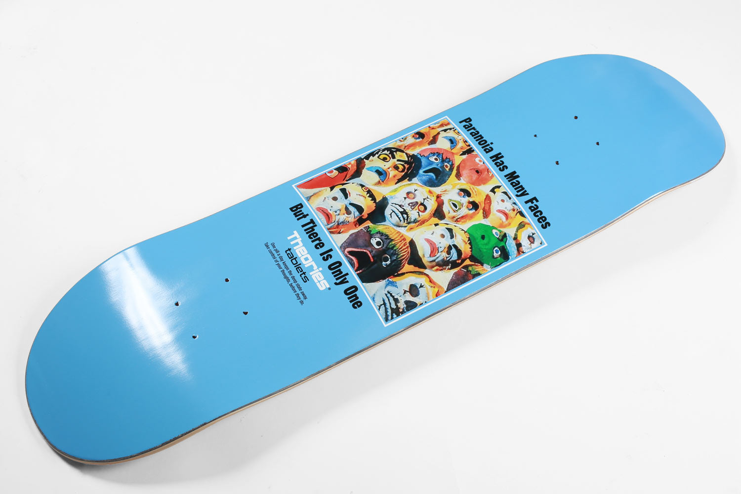 Theories Paranoia tavola skateboard in acero 8.0"