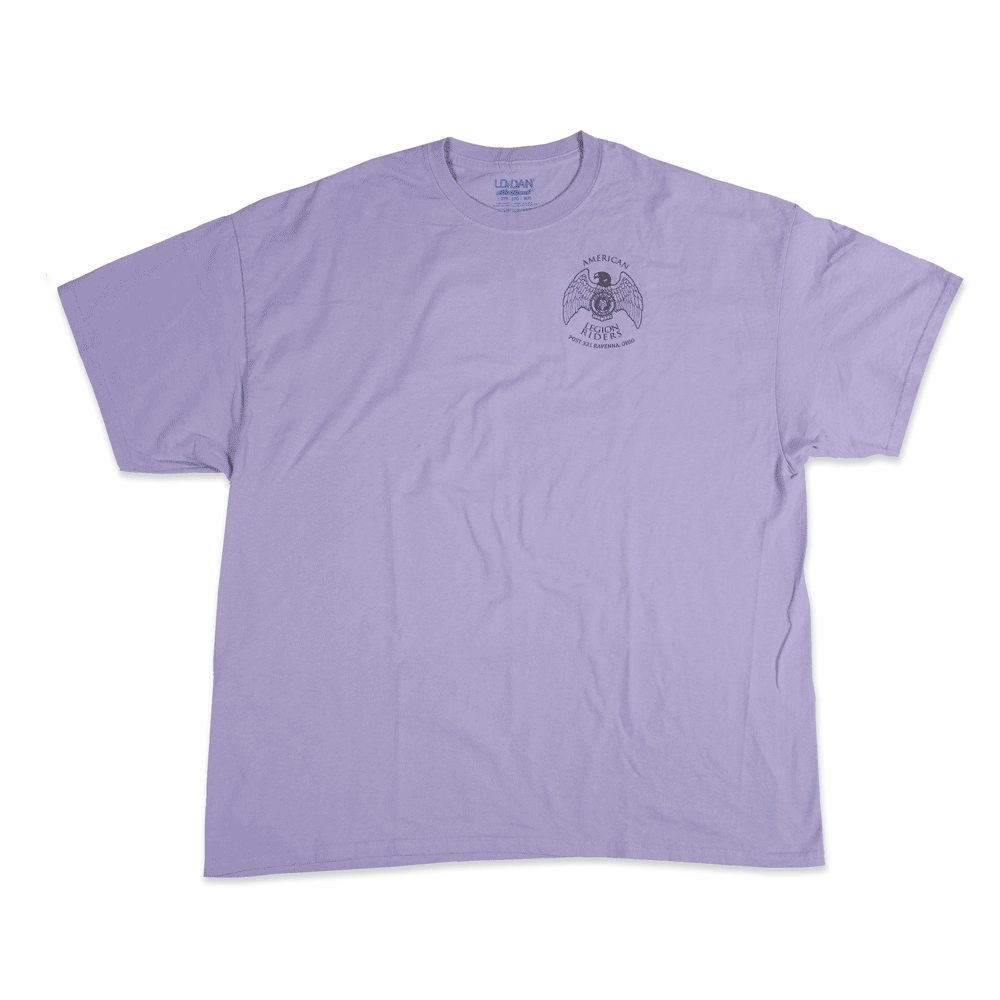 American Legion Ohio t-shirt vintage lavanda XXL cotone