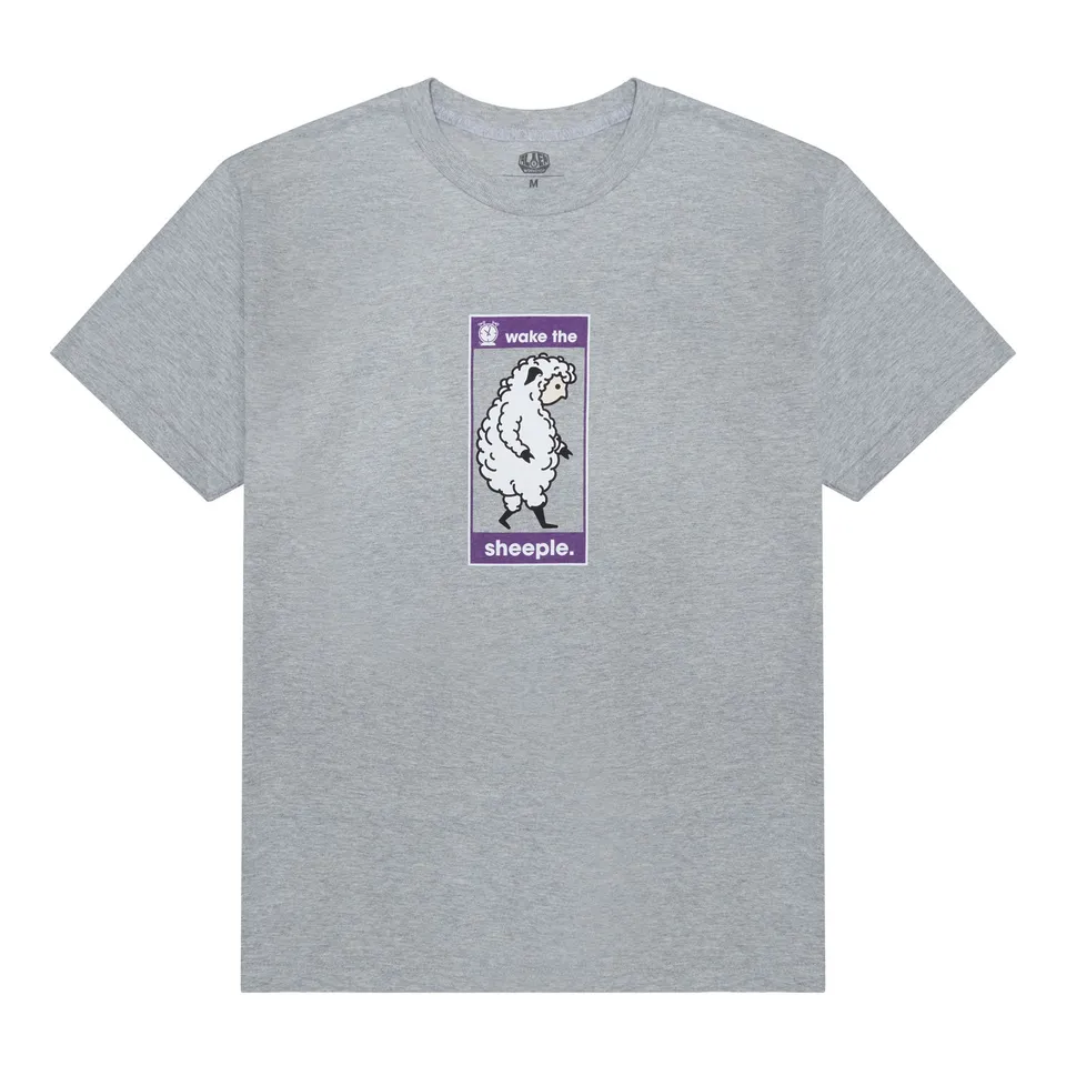 Alien Workshop Wake The Sheeple maglietta grigio cotone