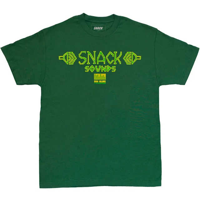 Snack Sounds Tee maglietta pino in cotone