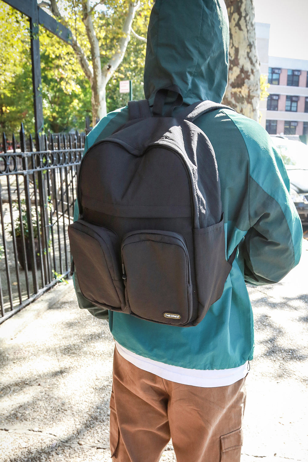 Theories Ripstop Trail zaino nero nylon leggero