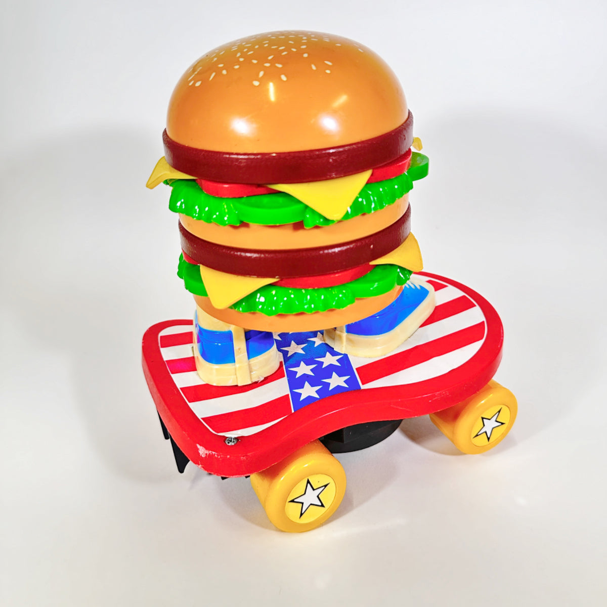 Super Mack Burger 1988 giocattolo skate panino 20 cm