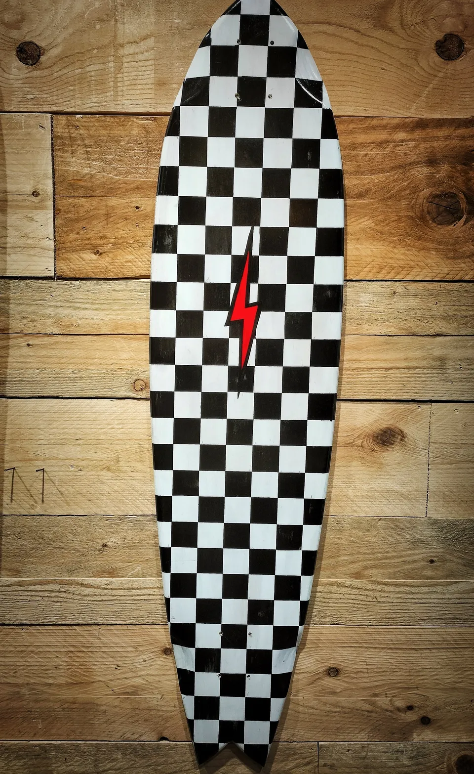 AC Longboards Big Fish Red Bolt longboard betulla 41,9"