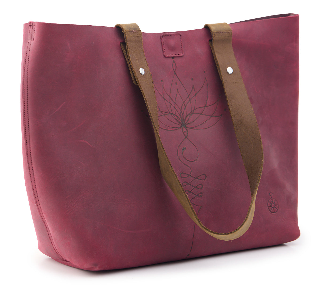 AC Longboards Garnet Mandala Flower borsa pelle chiara