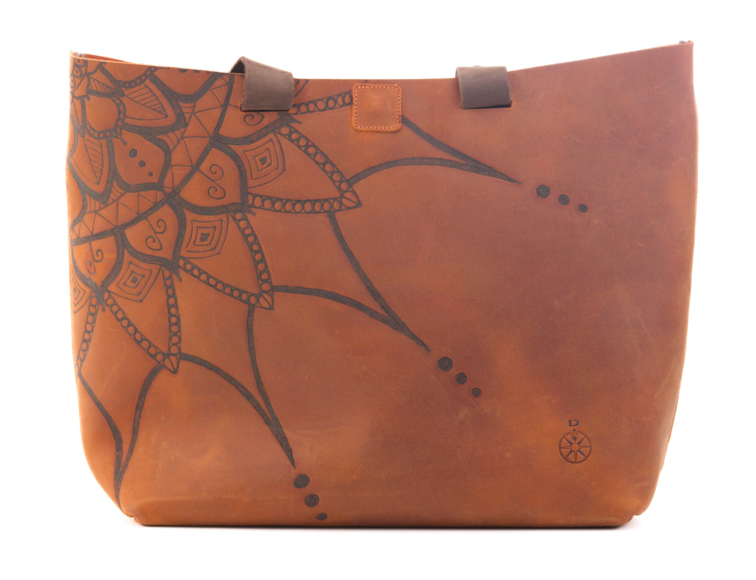 AC Longboards Rusty Mandala borsa in pelle ruggine