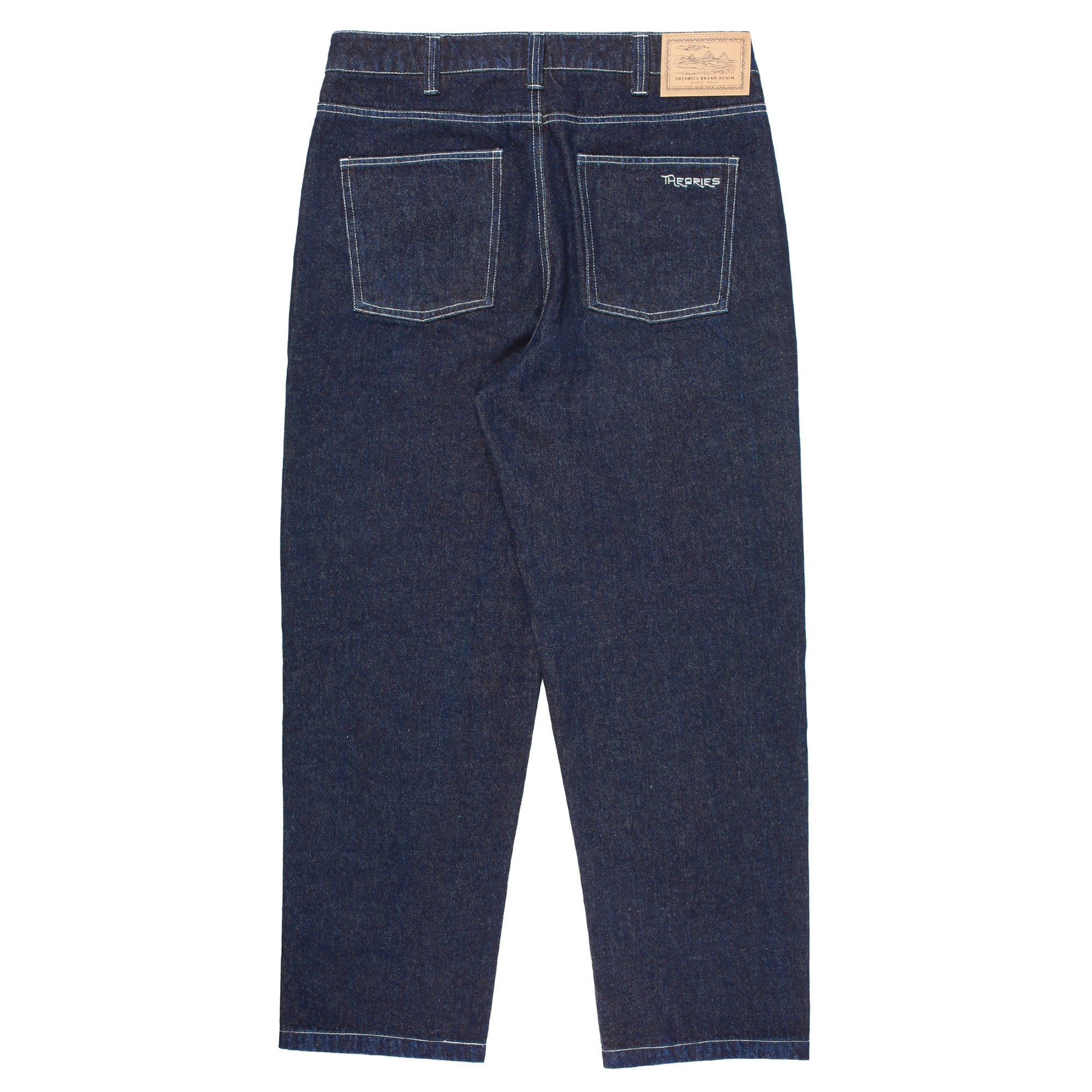 Theories Pavillion jeans skate baggy indaco raw