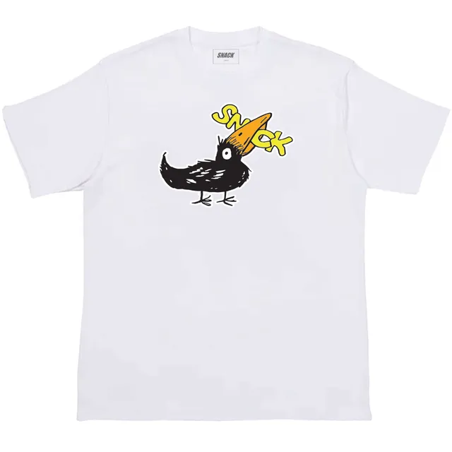 Snack Blackbird t-shirt bianca M cotone