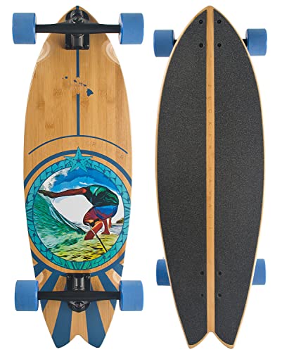 Jucker Hawaii Pau Hana cruiser skate bambù 80cm