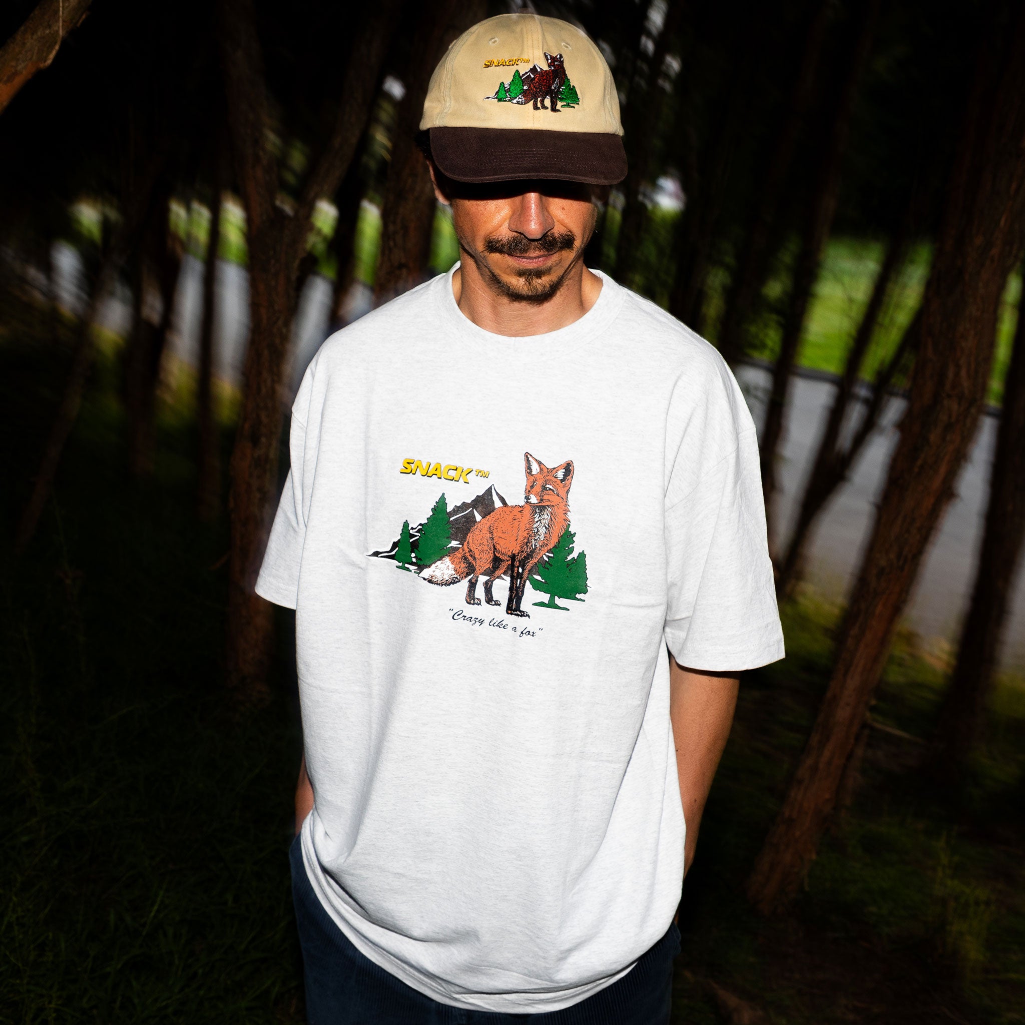 Snack Crazy Like A Fox cappello canvas cerato 6 pannelli