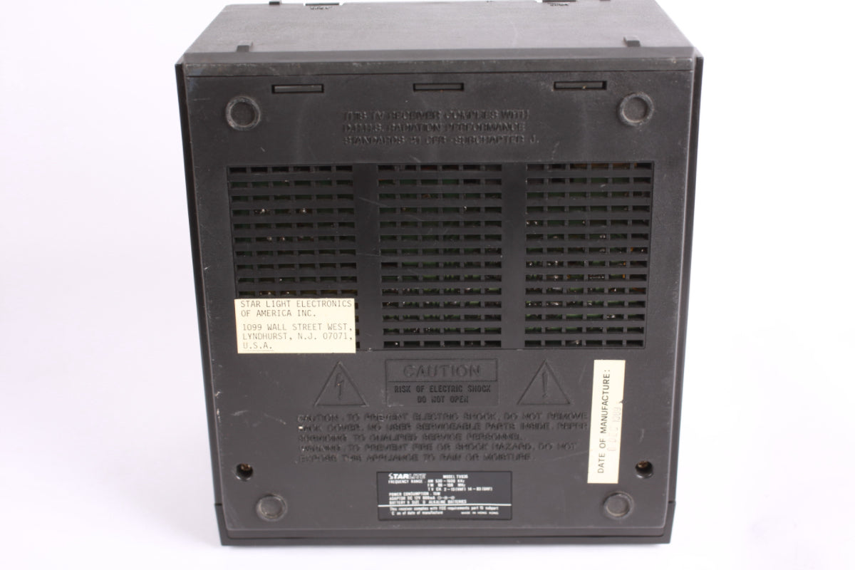 Starlite TV836 mini tv portatile radio 1989 display