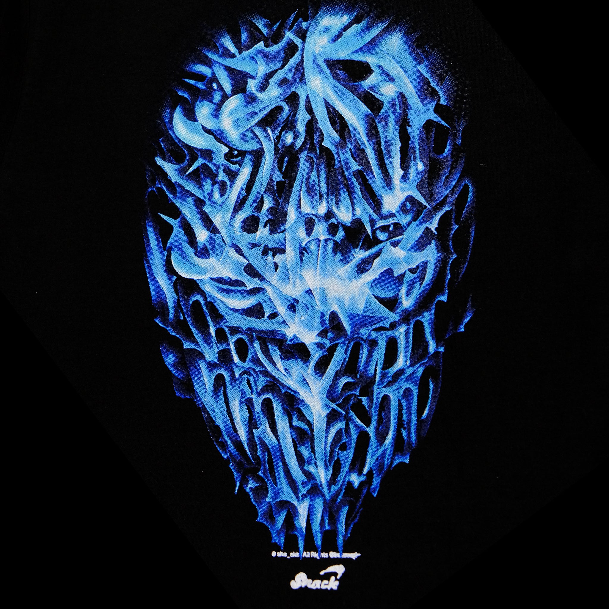 Snack Chrome Face t-shirt cotone serigrafata