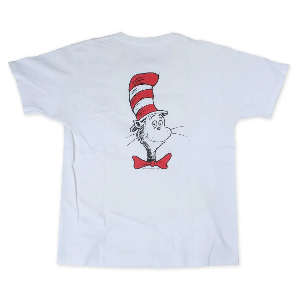 Cat in the Hat 1994 maglietta bianca S