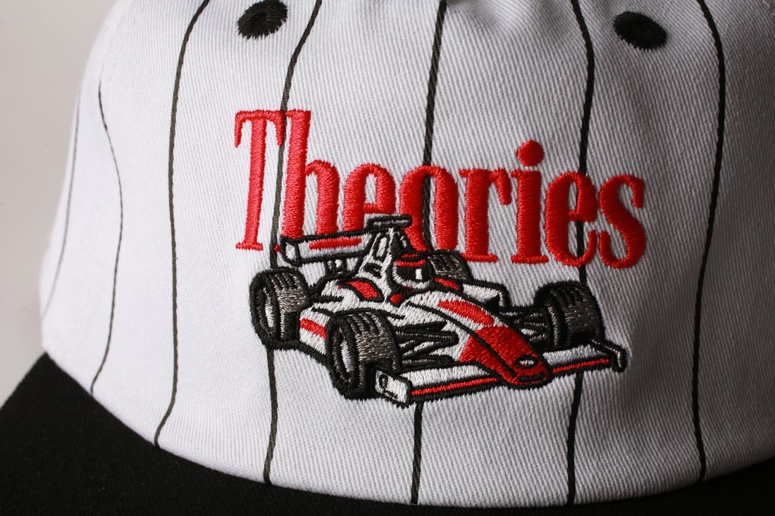 Theories Speedway Snapback cappello pinstripe profondo