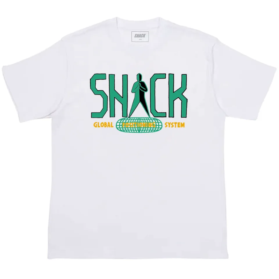 Snack GPS maglietta bianca cotone L