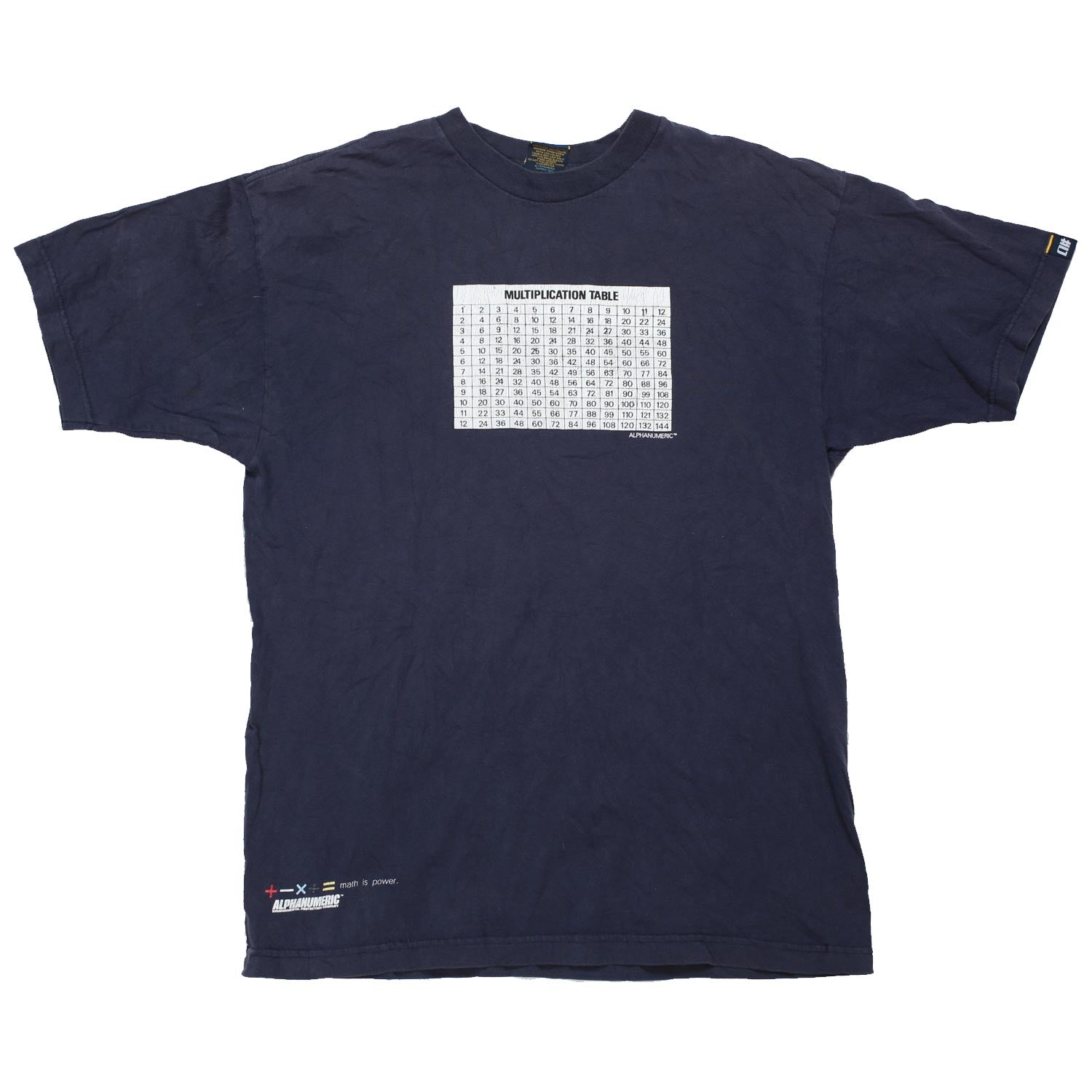 Alphanumeric Periodic Table maglietta navy M cotone