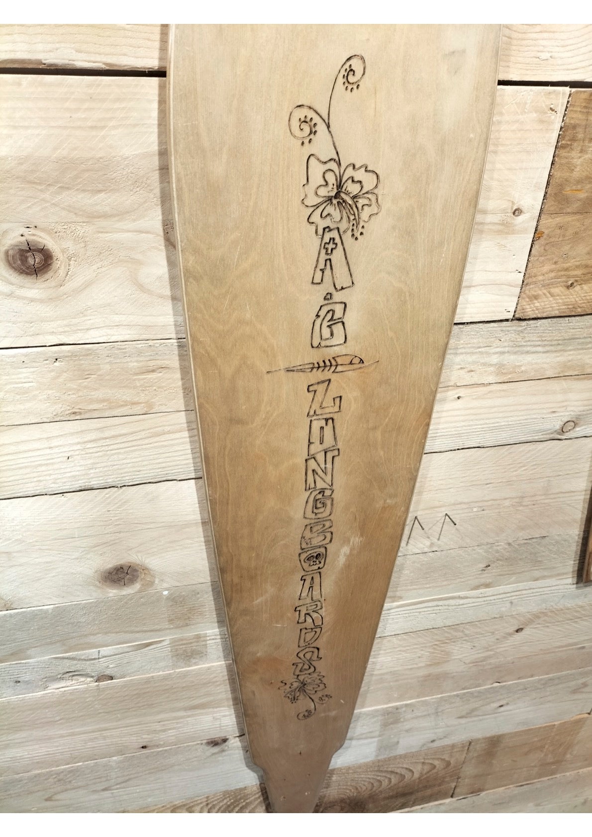 AC Longboards Tiki Super Long tavola pintail 155 cm flex