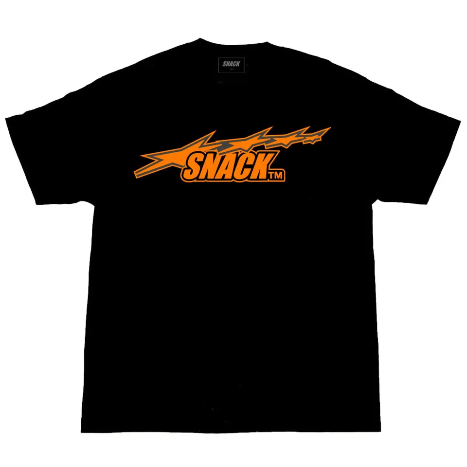 Snack Four Starz maglietta nera cotone leggera