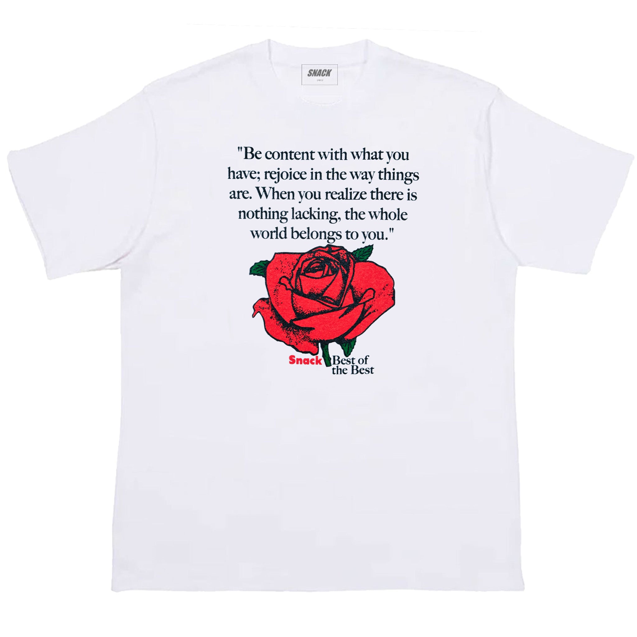 Snack Best of the Best t-shirt bianca cotone