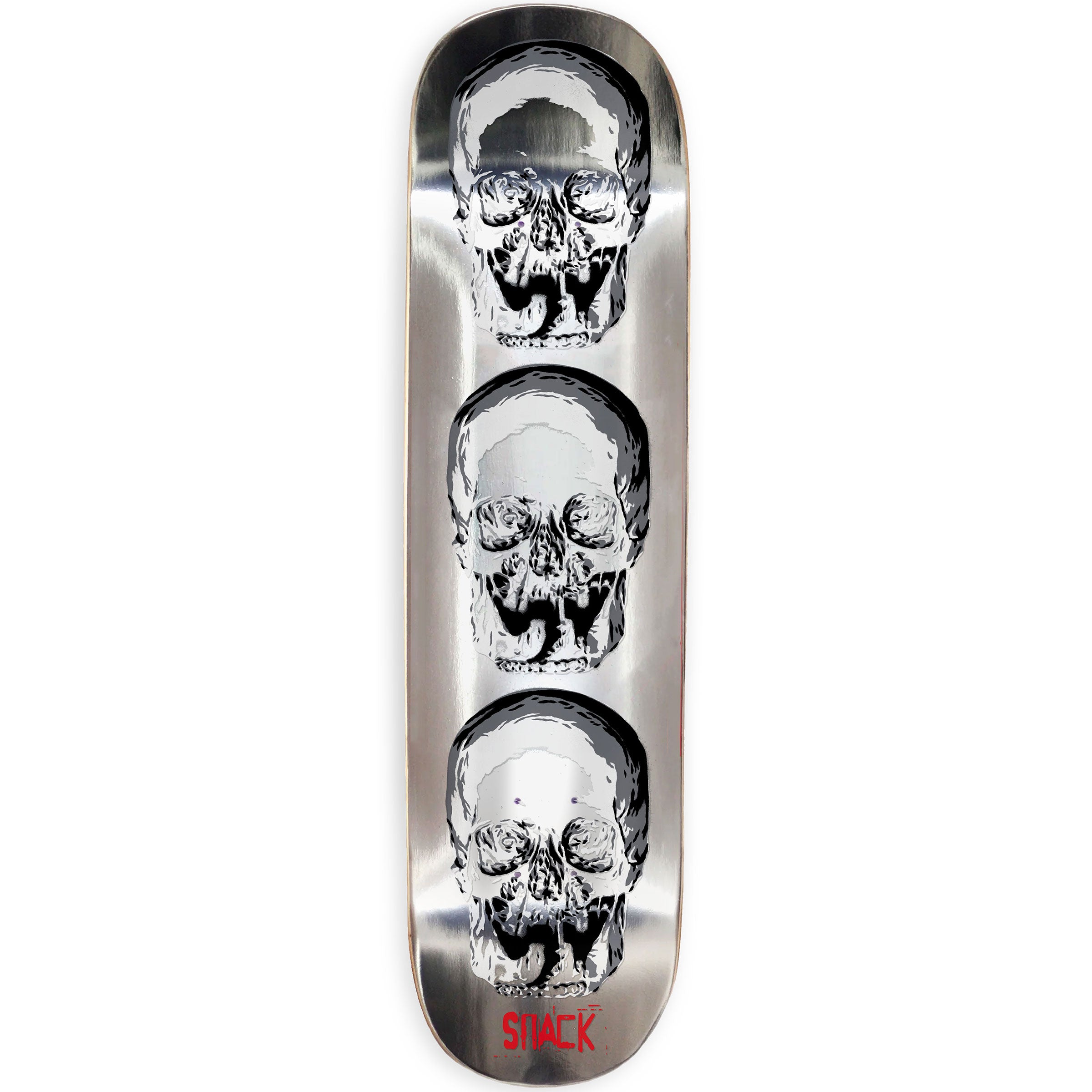 Snack Skateboarding Booonesaw tavola argento riflettente