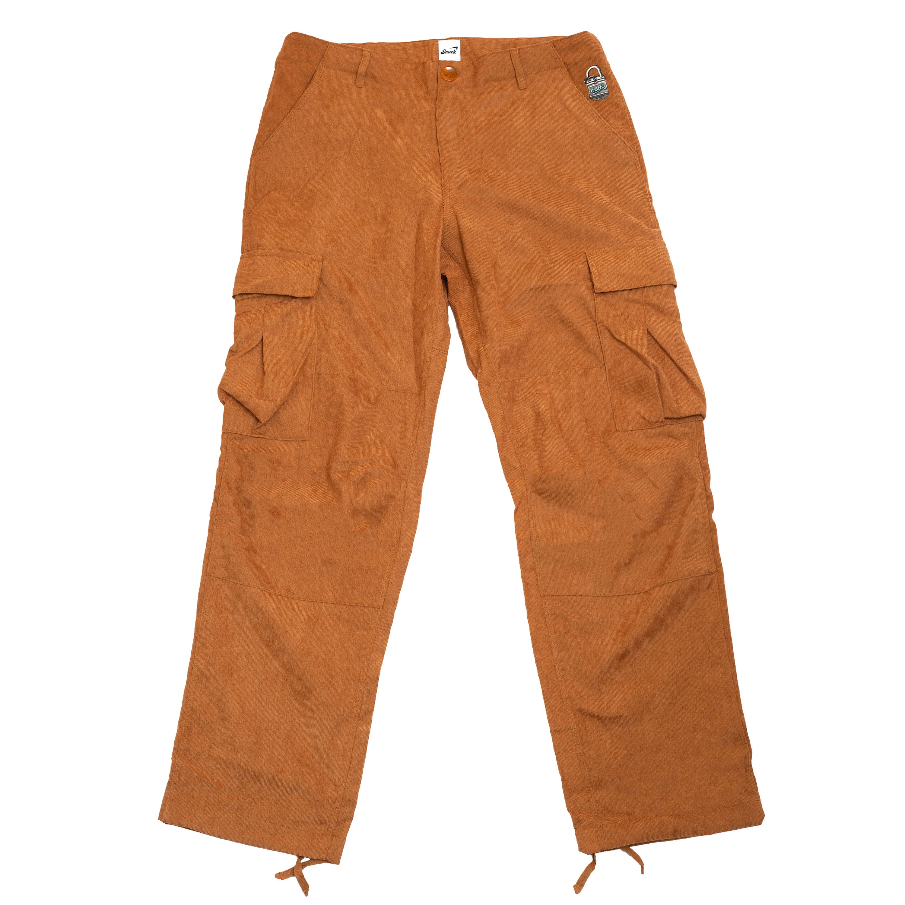 Snack Unlock pantaloni cargo M velluto ocra