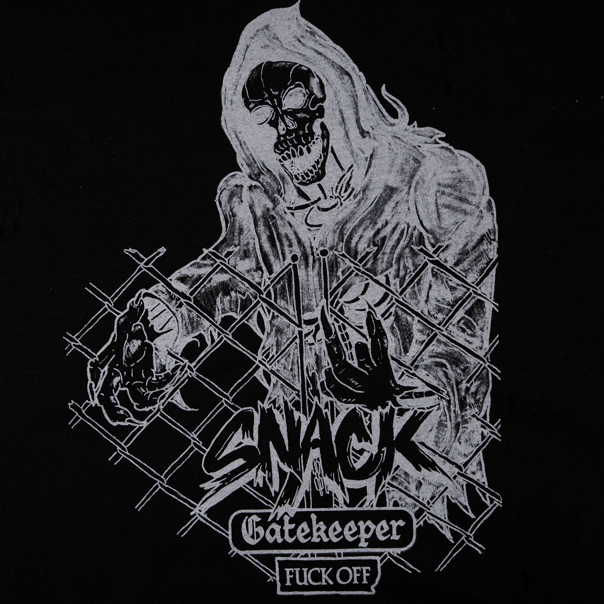 Snack Gatekeeper t-shirt nera cotone
