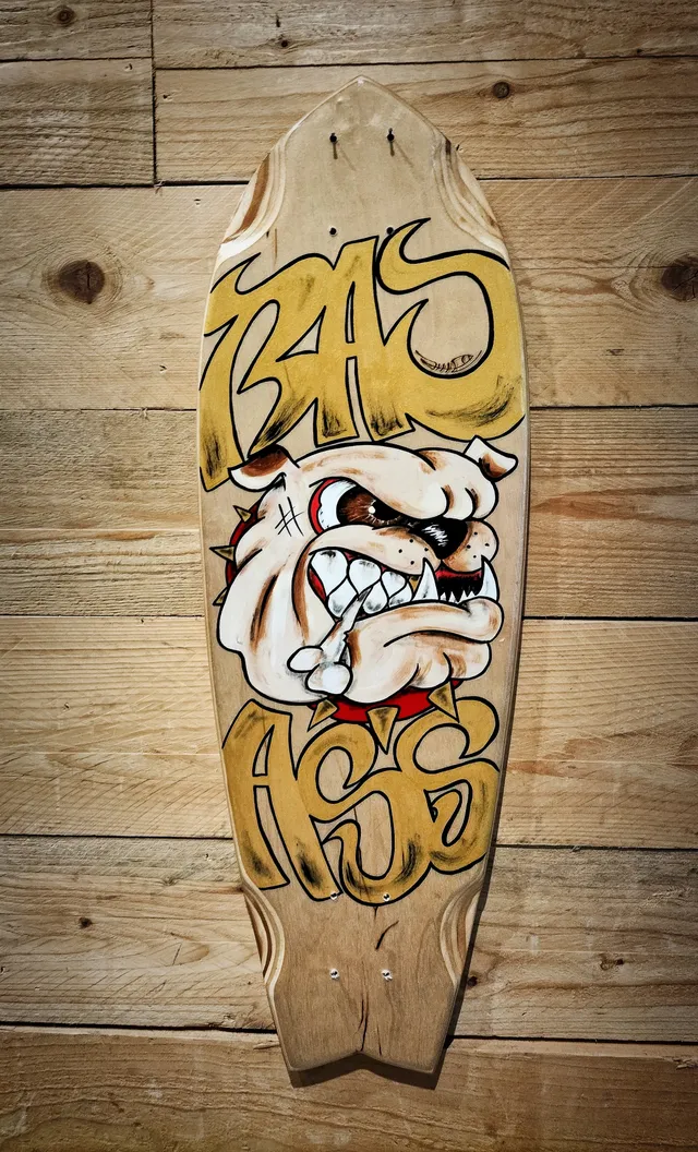 AC Longboards Fat Fish Bad Ass Gold surfskate 29,9” betulla