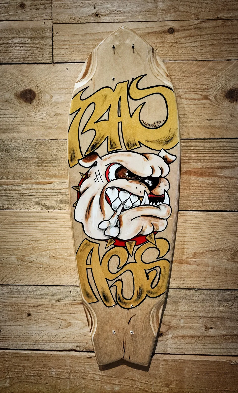 AC Longboards Fat Fish Bad Ass Gold surfskate 29,9” betulla