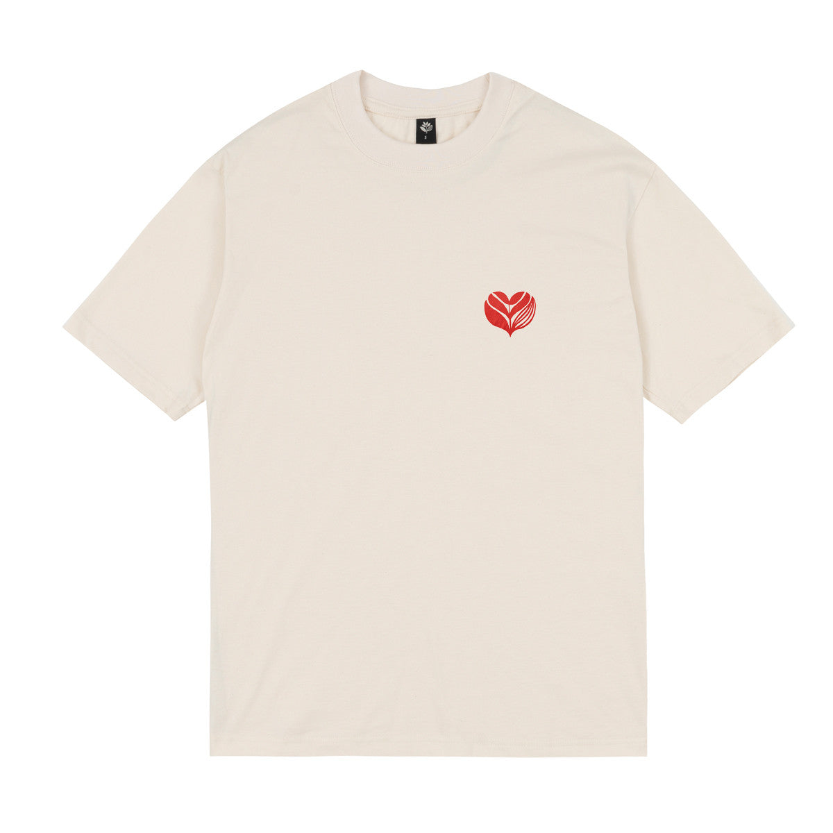 Magenta Love Tee maglietta natural cotone