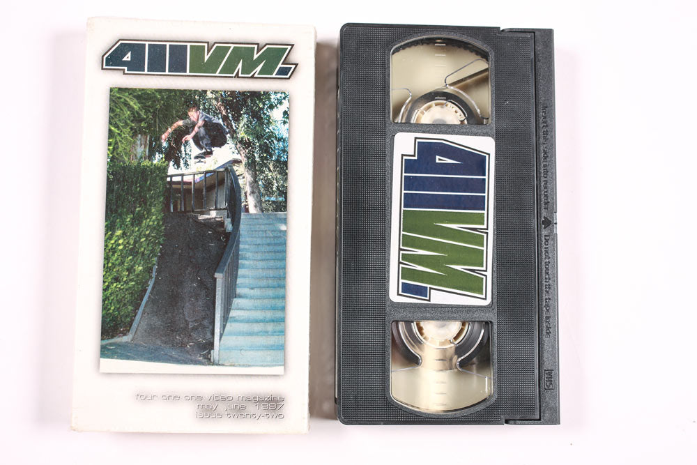 411VM Issue 22 videocassetta VHS skate 1997