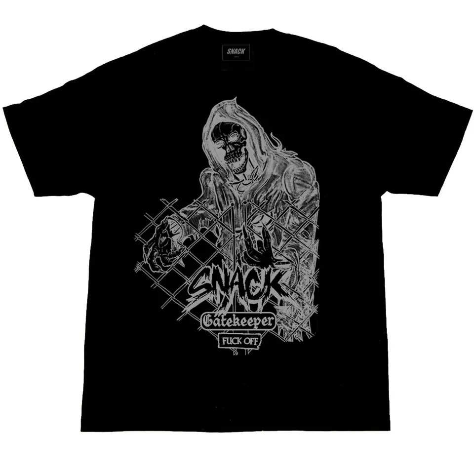 Snack Gatekeeper t-shirt nera cotone