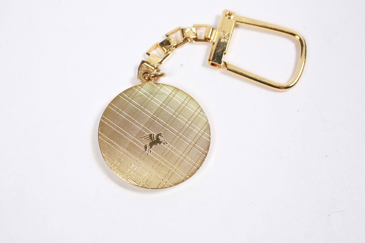 Sfinge egiziana portachiavi vintage metallo oro