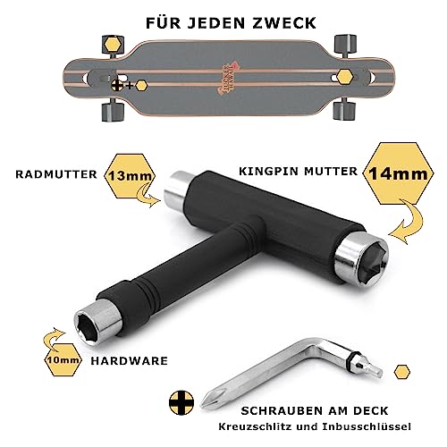 Jucker Hawaii Skate Tool chiave multifunzione skate