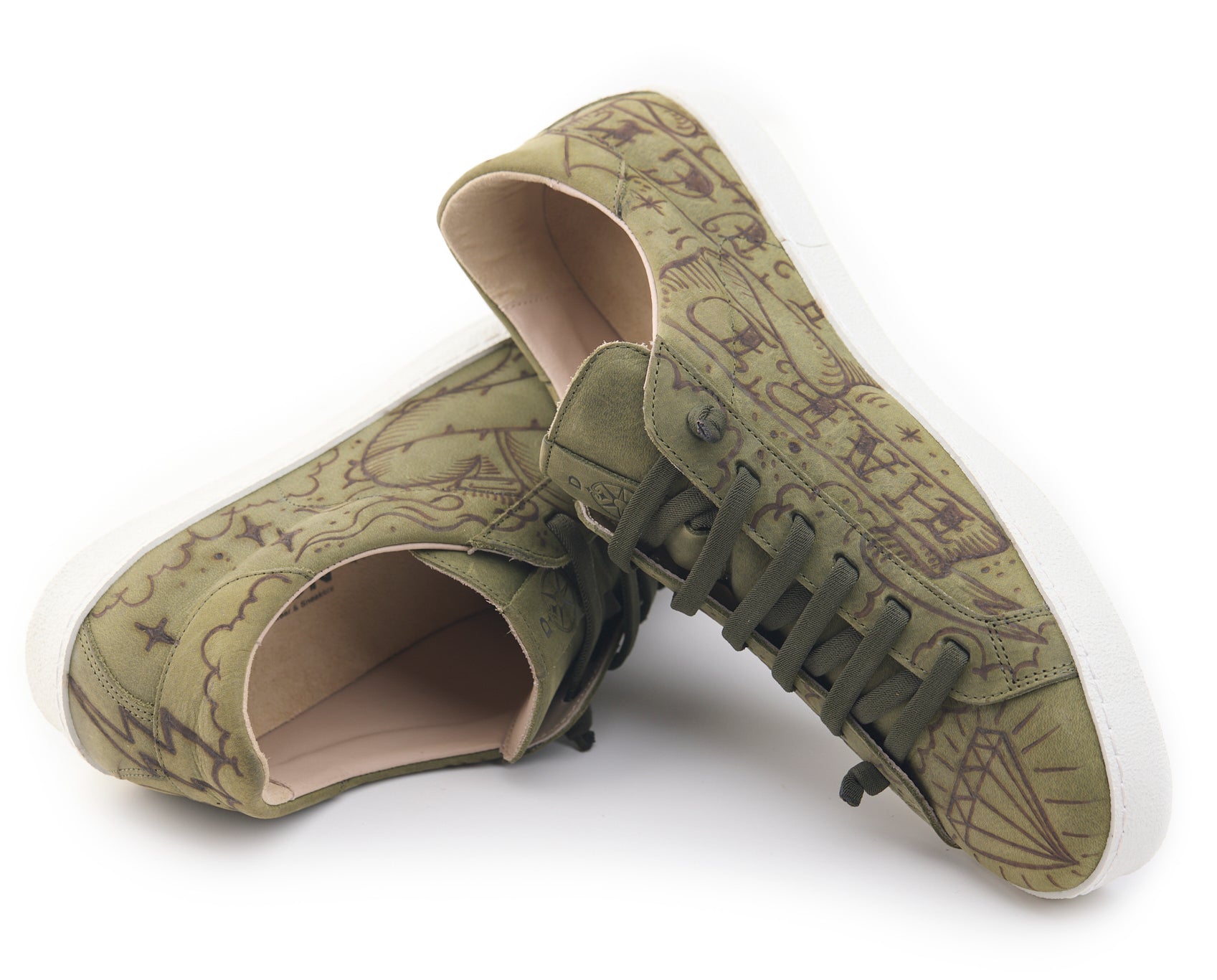 AC Longboards Biko Cipresso Hard Luck sneakers pelle