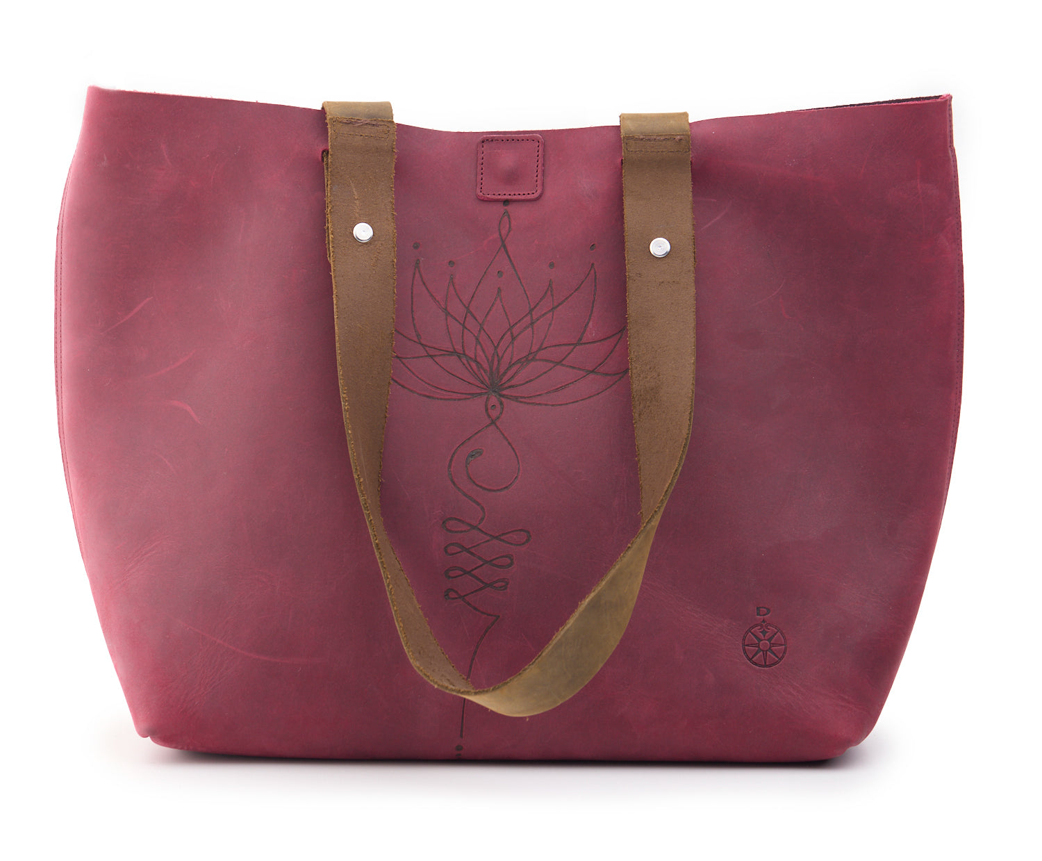 AC Longboards Garnet Mandala Flower borsa pelle chiara