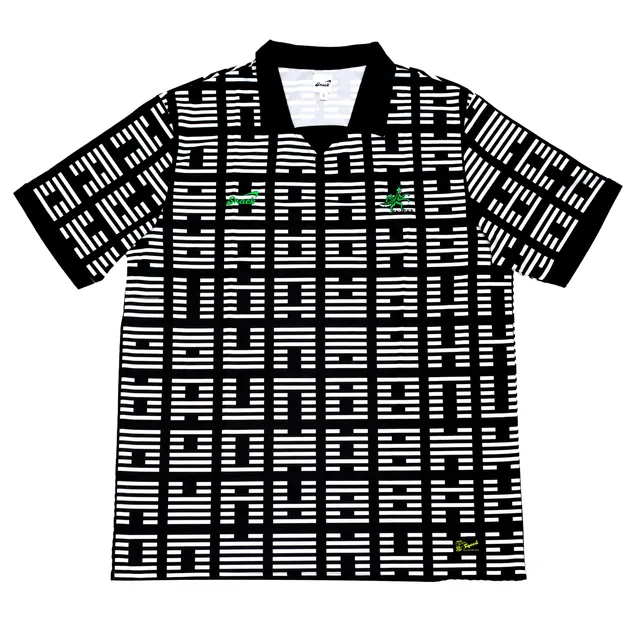 Snack I Ching maglia calcio nera mesh L