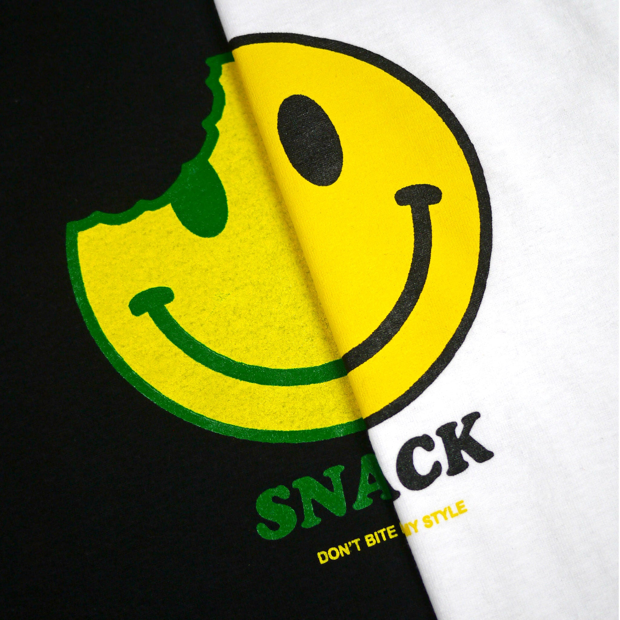Snack Bite t-shirt cotone nera
