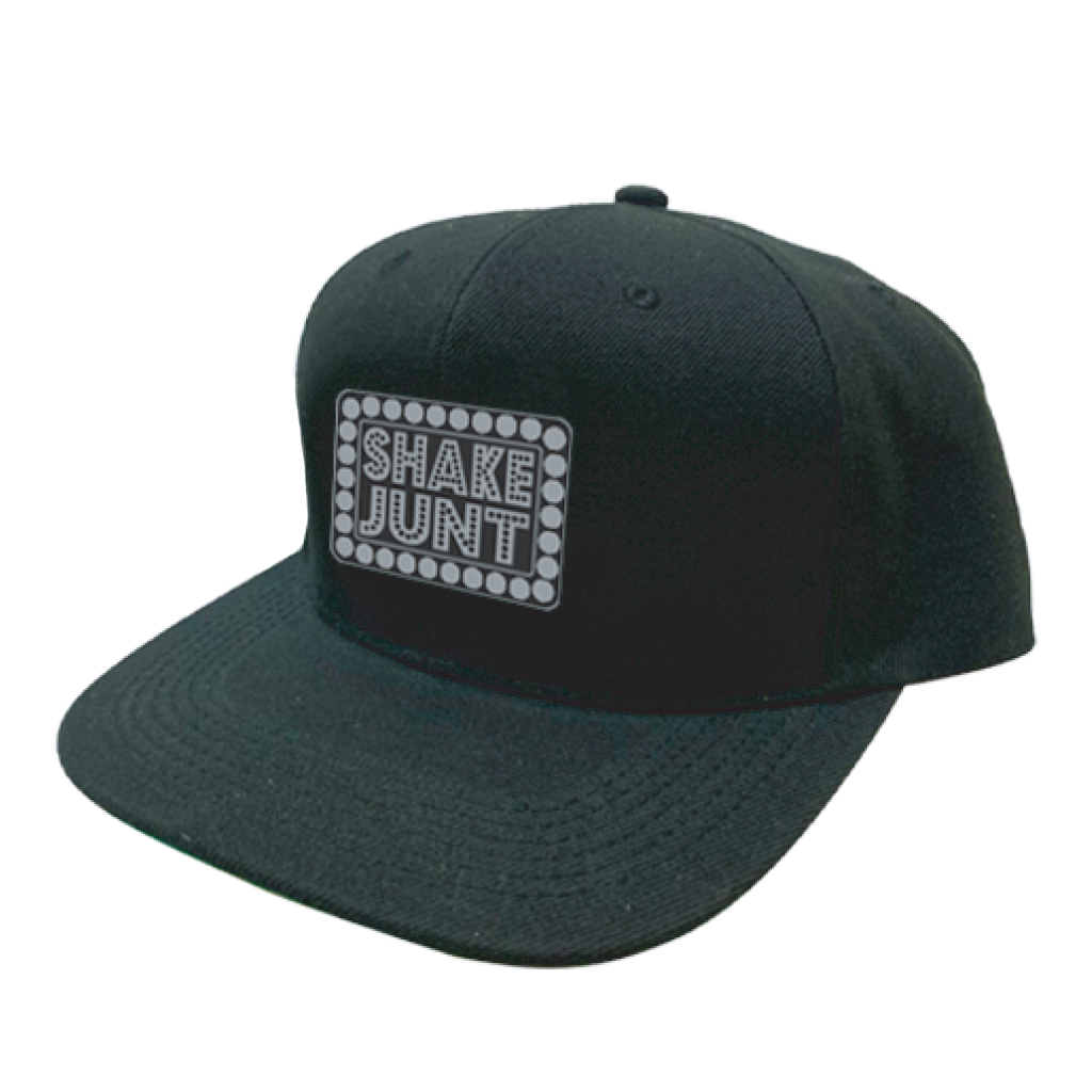 Shake Junt Greyscale Snapback cappellino nero cotone
