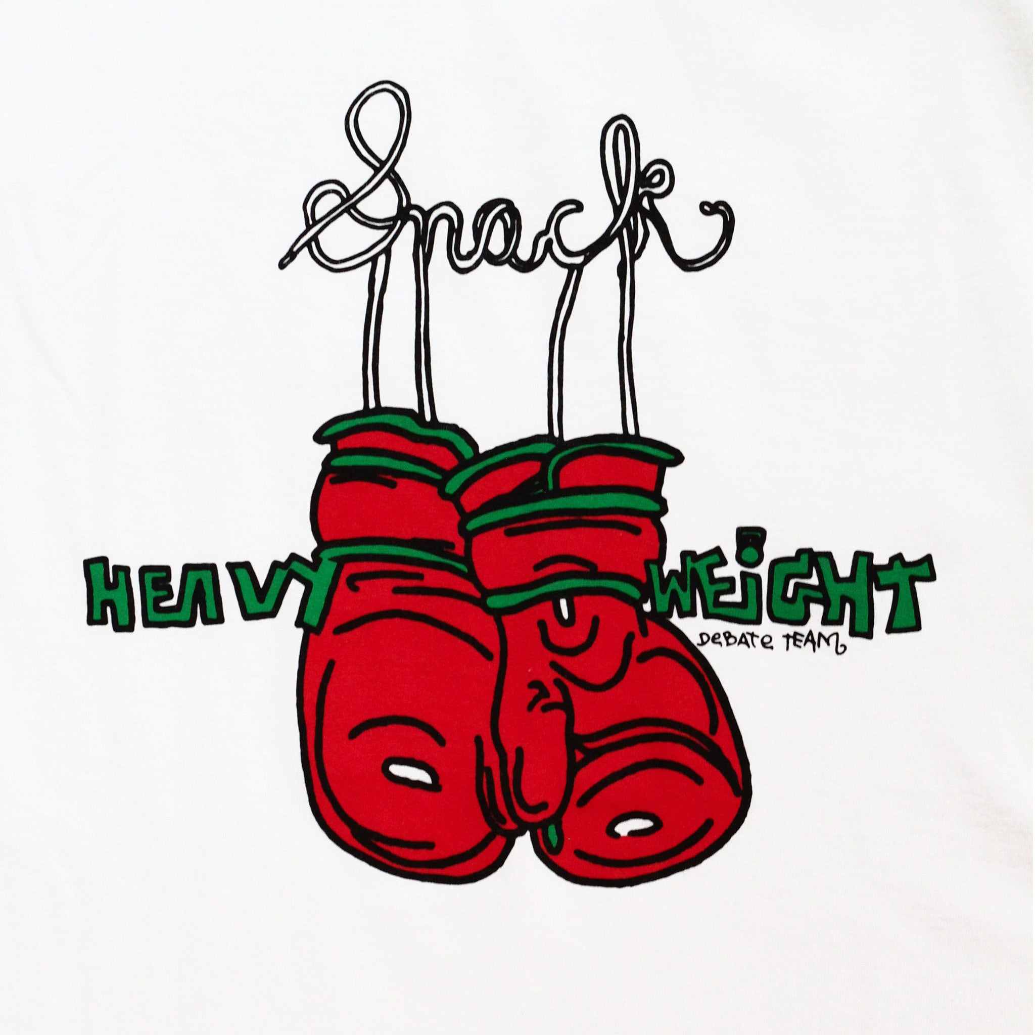 Snack Heavyweight maglietta bianca cotone