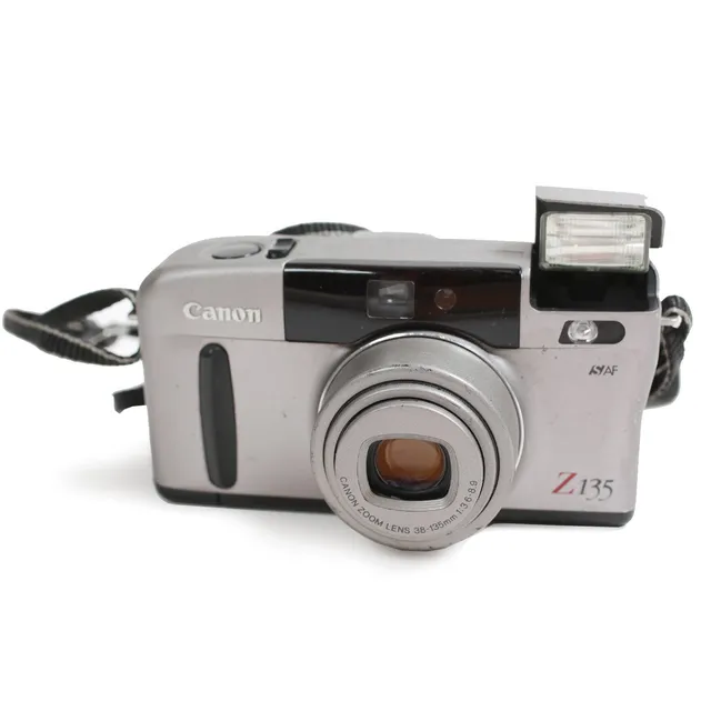 Canon Z-135 fotocamera 35mm autofocus zoom con custodia