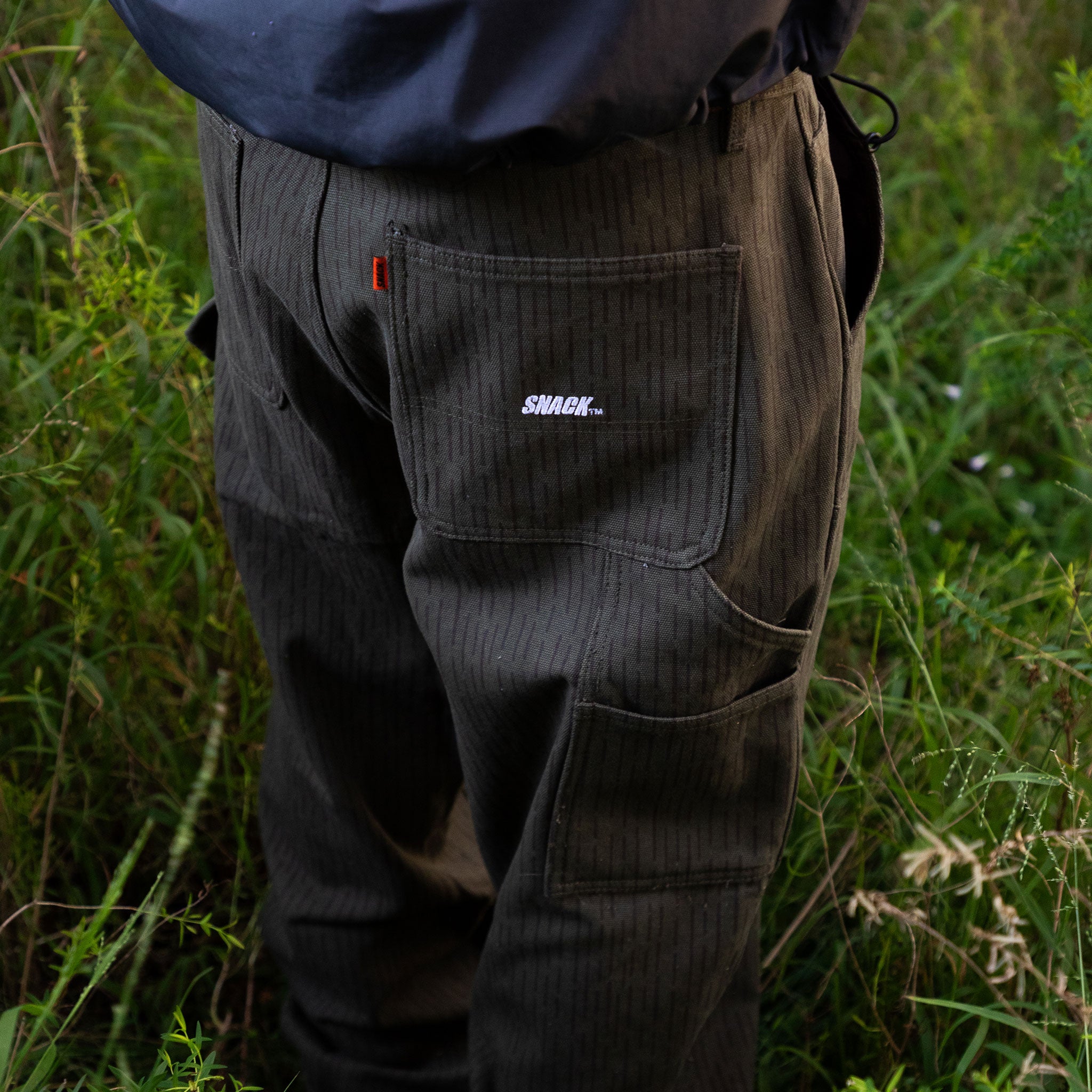 Snack Heavy Duty Duck Canvas Carpenter pantaloni 32 rain camo