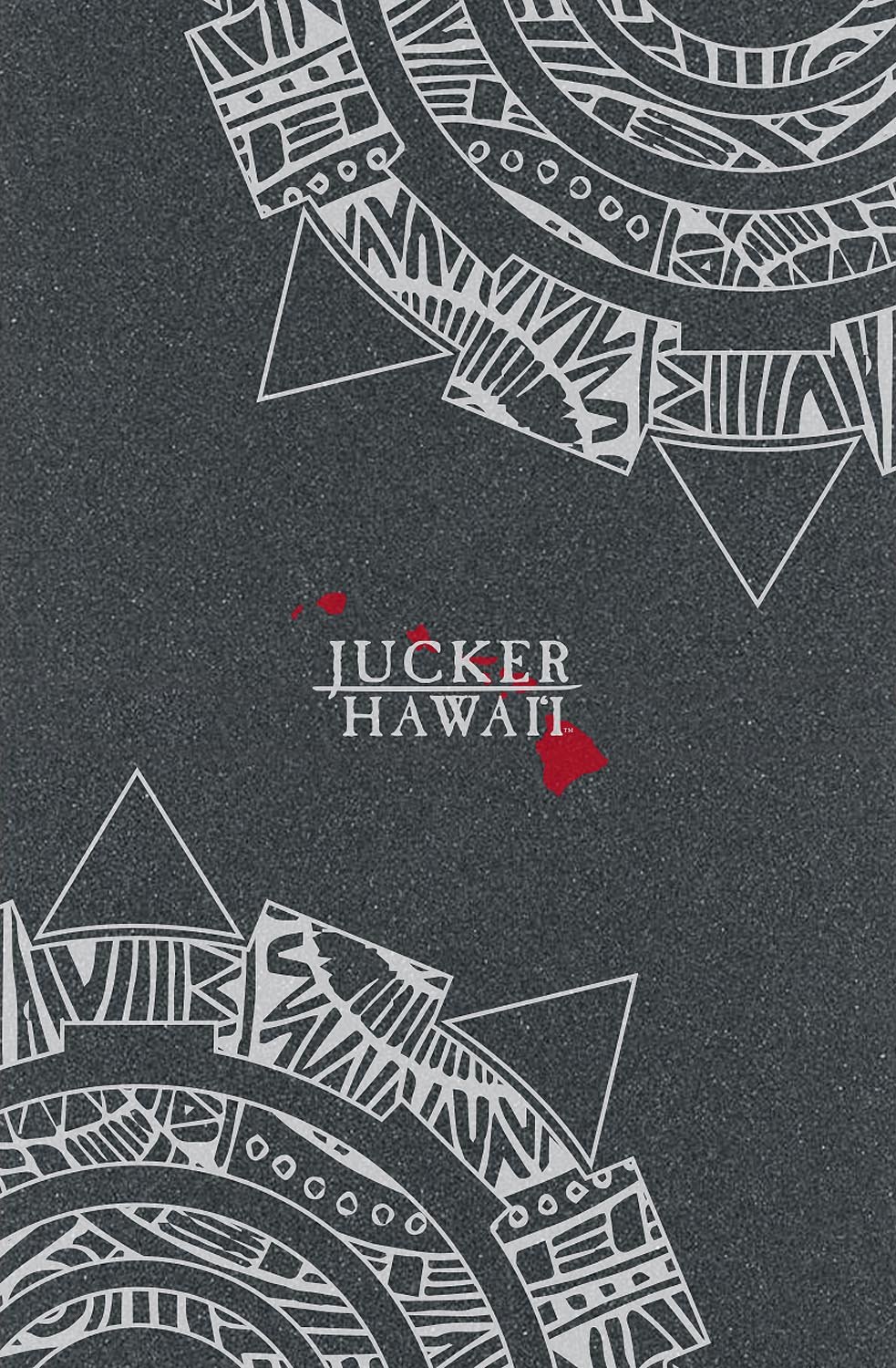 Jucker Hawaii Sun Griptape Skateboard 33"x9" Antiscivolo