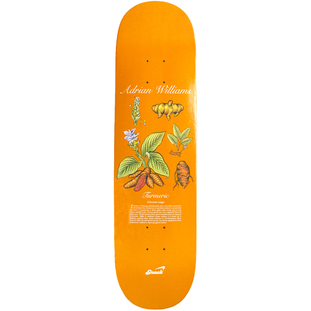 Snack Williams Turmeric deck 8.25 legno d'acero