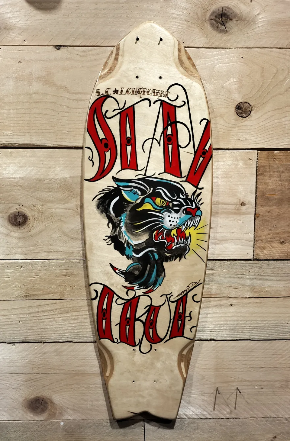 AC Longboards Stay True longboard surfskate 29,9" betulla