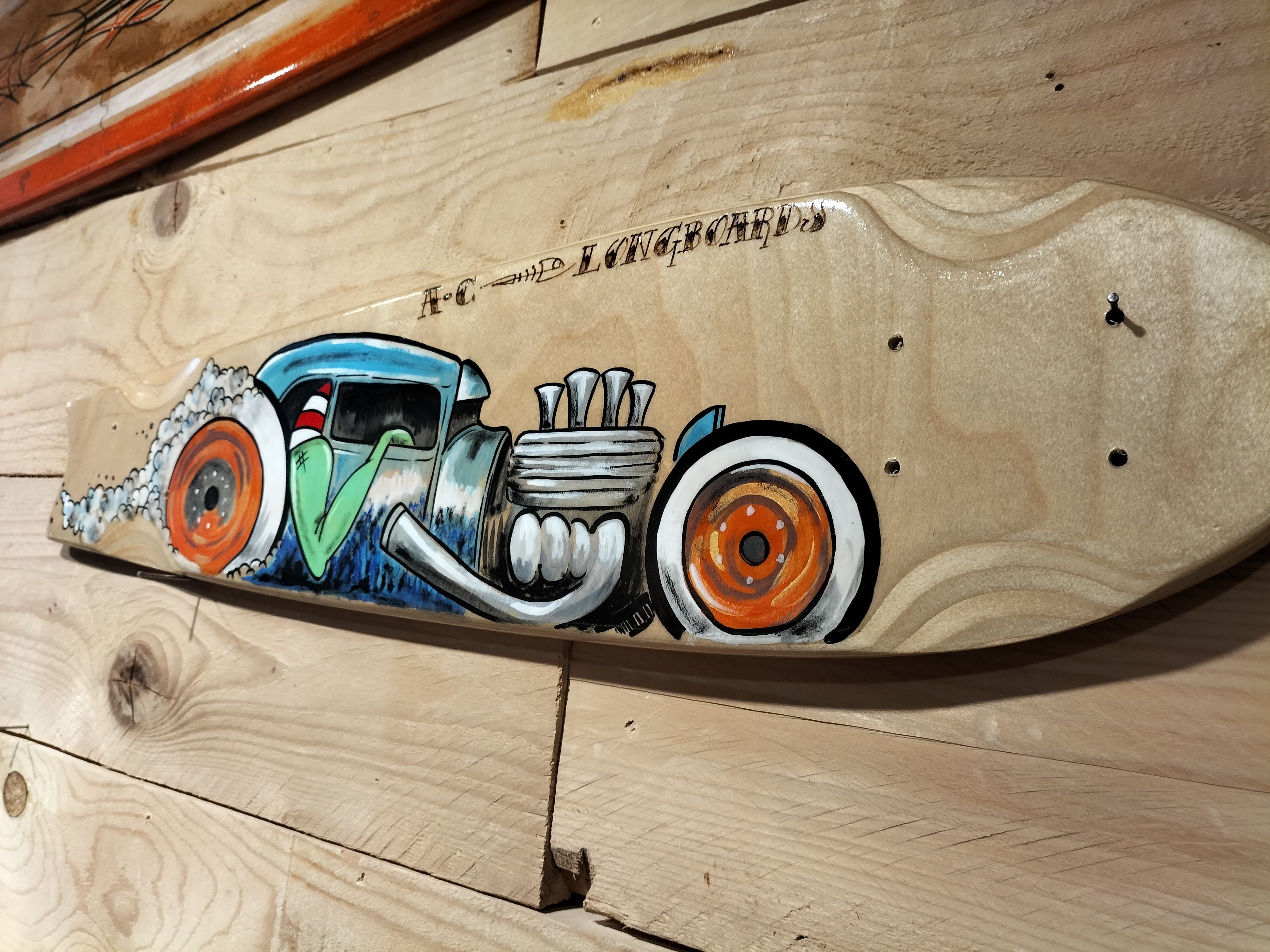 AC Longboards Monster Rod tavola mini cruiser 25” betulla