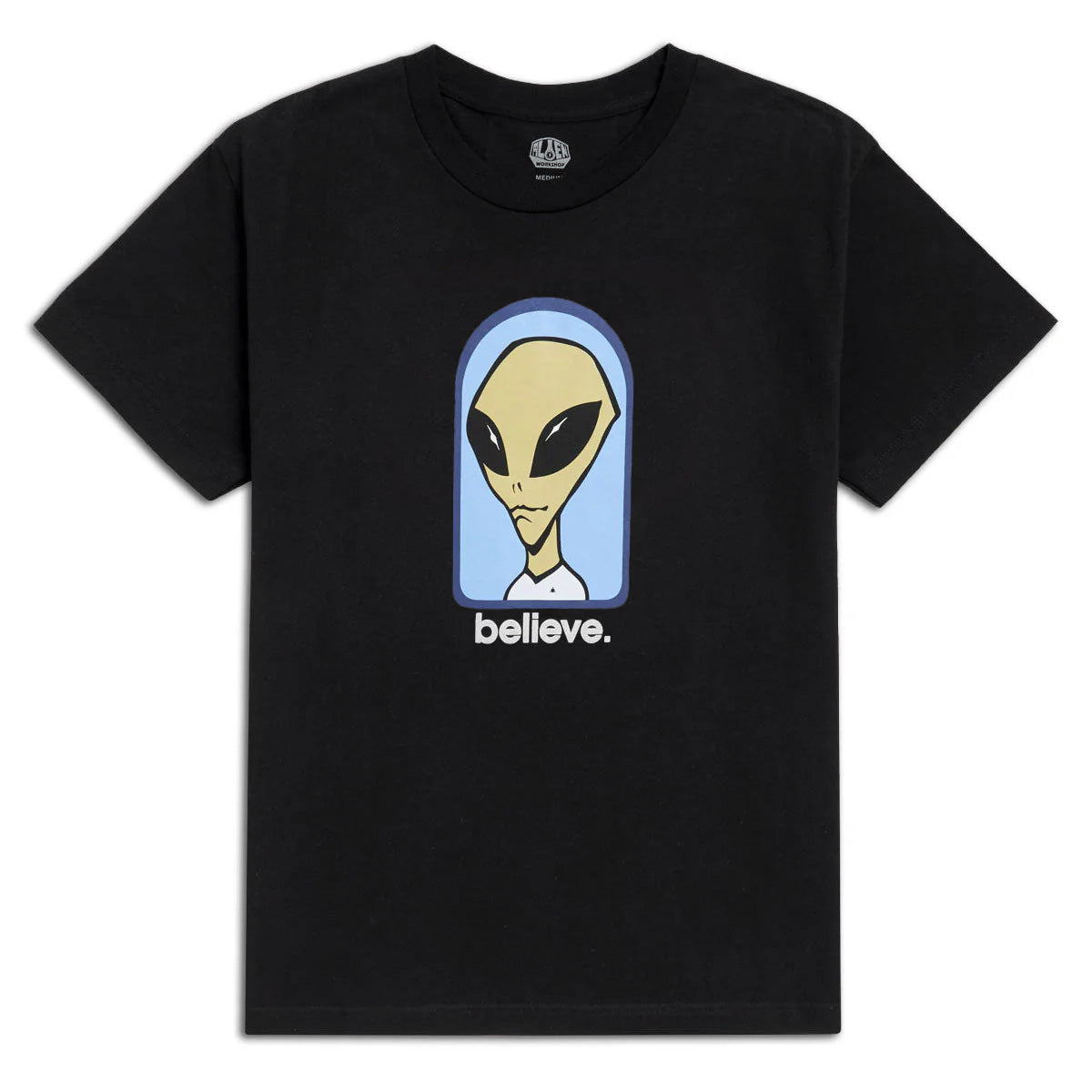 Alien Workshop Believe Maglietta Nera Cotone