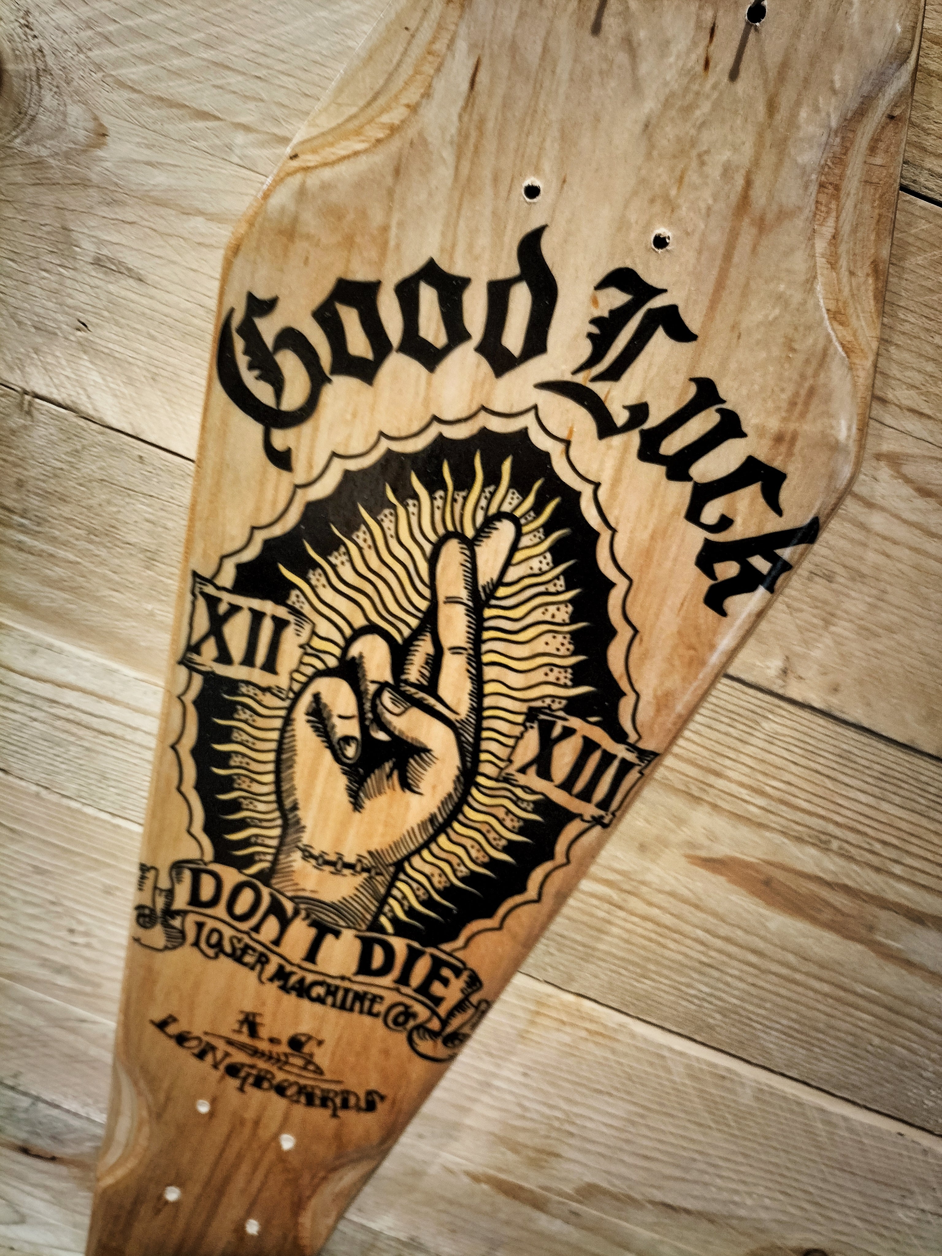 AC Longboards Good Luck Mini Cruiser 25,5" Betulla Coffin